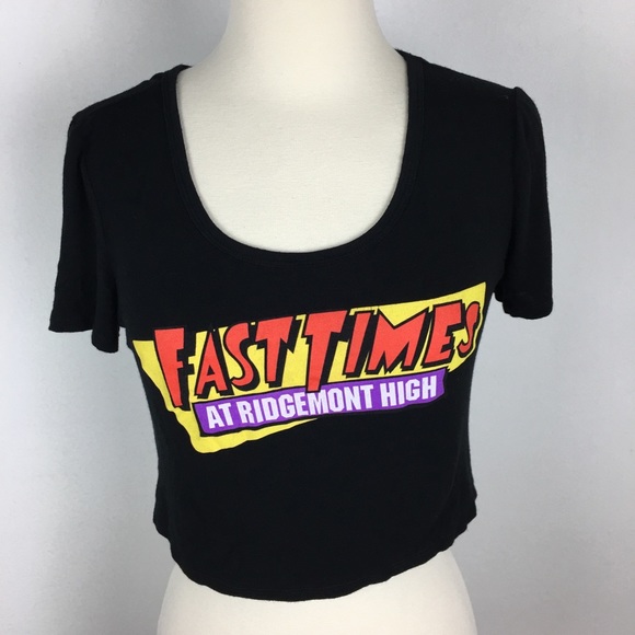 Fast Times Tops - Fast TImes at Ridgemont High  Crop Top Large